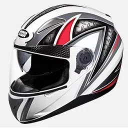 Studds White Large (580 mm) Full Face Helmet, Shifter D1 Decor-picture-34