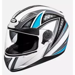 Studds White Large (580 mm) Full Face Helmet, Shifter D1 Decor-picture-25