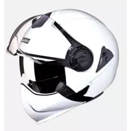Studds White Xtra Large (600 mm) Flip Off-Full Face Helmet, Downtown-picture-36