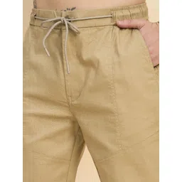 STUDIO NEXX Men Straight Fit Mid-Rise Trousers image 4