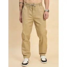 STUDIO NEXX Men Straight Fit Mid-Rise Trousers image 1