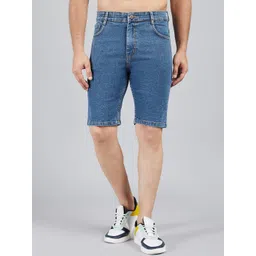 STUDIO NEXX Men Washed Denim Shorts-picture-37