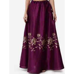 studio rasa Block Printed Flared Maxi Skirt-picture-37