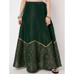 studio rasa Block Printed Kalidaar Maxi Skirt-picture-17