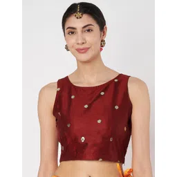 studio rasa Sequins Embroidered Saree Blouse-picture-40