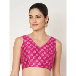 studio rasa Women Floral Printed V-Neck Silk Blend Top-picture-17