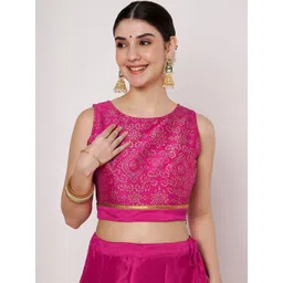 studio rasa Women Printed Back-Tie Ethnic Crop Top-picture-28