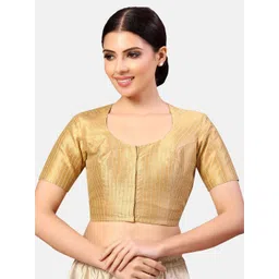 Studio Shringaar Embellished Round Neck Saree Blouse-picture-40