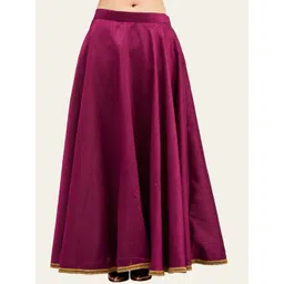 Studio Shringaar Flared Maxi Ethnic Skirt-picture-27