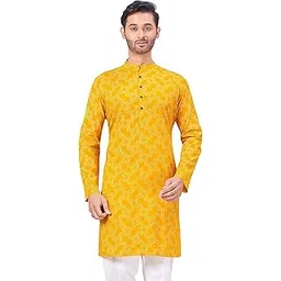 studio shringaar Men's Cotton Regular Fit Casual Kurta-picture-13