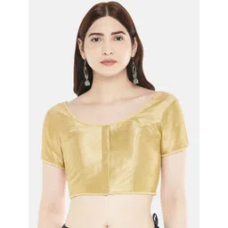 Studio Shringaar Round Neck Padded Saree Blouse-picture-14