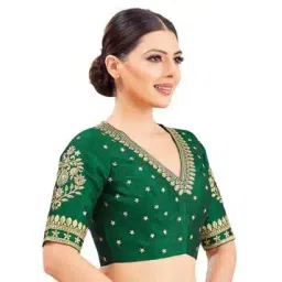 studio shringaar Women Embroidered Front-Open Blouse-picture-27
