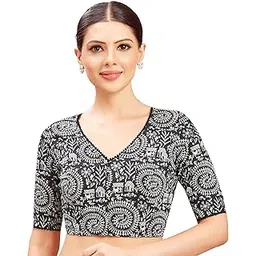 studio shringaar Women's Cotton Half Sleeve Blouse-picture-23