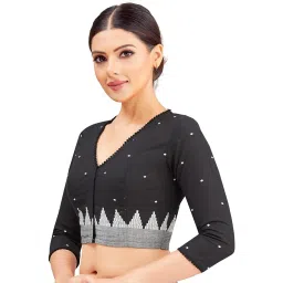 studio shringaar Women's Cotton 3/4 Sleeve Blouse image 2