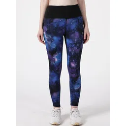 STUDIOACTIV Women Blue & Black Printed Tights-picture-18