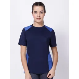 STUDIOACTIV Women Navy Blue T-shirt-picture-24