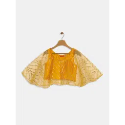 studiorasa Girls Yellow Embroidery Top-picture-27