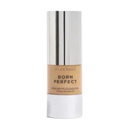 STUDIOWEST By Westside Born Perfect Aqua Matte Foundation Caramel - 23 ml-image-42