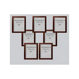 Stuthi Arts Brown 7 Pieces Wooden Wall Photo Frames-picture-38