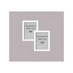 Stuthi Arts White 2 Pieces Wooden Wall Photo Frames-picture-35