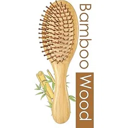 Stvin Wooden Hair brush for Women & Men, Bamboo Paddle Brush Detangling Soft Bristles Comb for Hair Growth Scalp Massage - Use for All Hair Types-picture-46