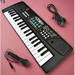 stybits A733 Piano Toy with Microphone, USB Power Cable & Sound Recording Function Best Birthday Gift for Boys and Girls Musical Instruments Latest Analog Analog Portable Keyboard-picture-29