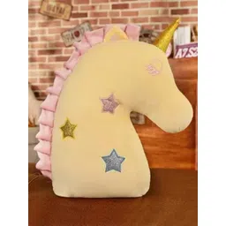 STYBUZZ Kids Yellow & Pink Unicorn Face Cushion-picture-16