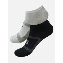 StyFun Men Pack Of 2 Patterned Moisture-Wicking Ankle Length Running Socks-picture-31