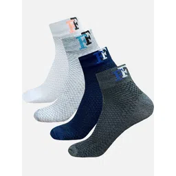 StyFun Men Pack Of 4 Striped Ankle-Length Socks-picture-33