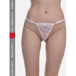 StyFun Pack Of 2 Anti-Microbial Thong Briefs LS_Net_ThongPanty_RedWhite_FS-picture-41