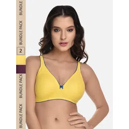 StyFun Pack of 2 Non-Padded Rapid-Dry Cotton Everyday Bra-picture-11