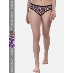 StyFun Pack Of 3 Printed Hipster Briefs LS_Sarika_Panty_Packof3-picture-39