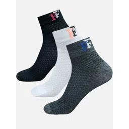 StyFun Unisex Pack Of 3 Crew Length Ankle Running Socks-picture-33