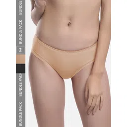 StyFun Women Pack Of 2 Anti Microbial Stretchable Mid-Rise Hipster Briefs LS_Chinki_Panty-picture-30