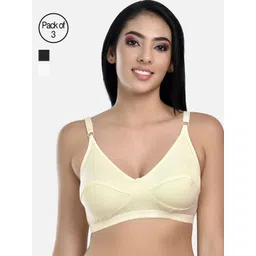 StyFun Women Pack of 2 Black & White Cotton Bra-picture-34