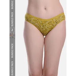StyFun Women Pack Of 2 Floral Printed Hipster Briefs-picture-17
