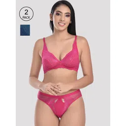 StyFun Women Pack Of 2 Floral Printed Lingerie Set-picture-15
