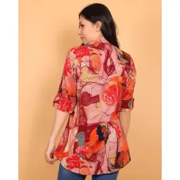 styfun Women Printed V-Neck Kurti image 2