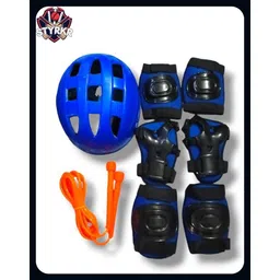 stykr bbKids Protective Skating Guard Kit (Medium) With Skipping Rope Cycling Kit-picture-39