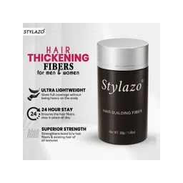 STYLAZO Hair Fiber Keratin Powder- 30 g- Black-image-13