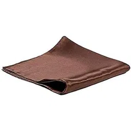 style along Dark Brown Premium Mens Solid Micro Fiber Silk Satin Pocket Square Wedding Handkerchiefs-picture-45