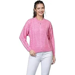 style dusk Women Sweater for Winter Woolen Full Sleeves Round Neck Cable Design Stylish Sweater for Winter Season-picture-51