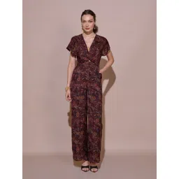 Style Island Clara Women Printed Short Sleeves Basic Jumpsuit-picture-31