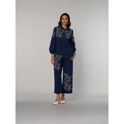 Style Island Giselle Embroidered Pure Cotton Trousers-picture-18