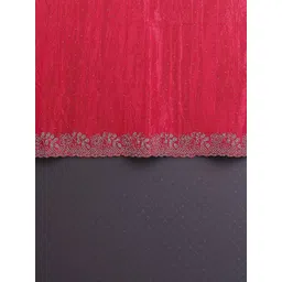 STYLE MODA Embellished Embroidered Net Heavy Work Saree image 4