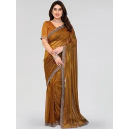 STYLE MODA Embellished Sequinned Net Designer Saree-picture-21
