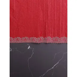 STYLE MODA Embellished Sequinned Net Heavy Work Saree image 2