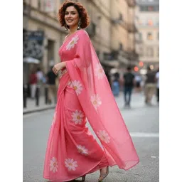 STYLE MODA Floral Designer Saree image 3