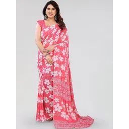 STYLE MODA Floral Poly Georgette Saree-picture-20