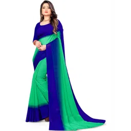 STYLE MODA Ombre Poly Georgette Saree-picture-25